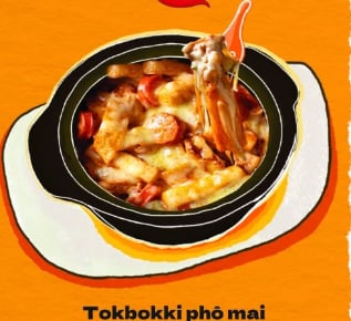 Tokbokki phô mai