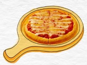 Pizza bò băm