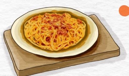 Mì ý bò băm
