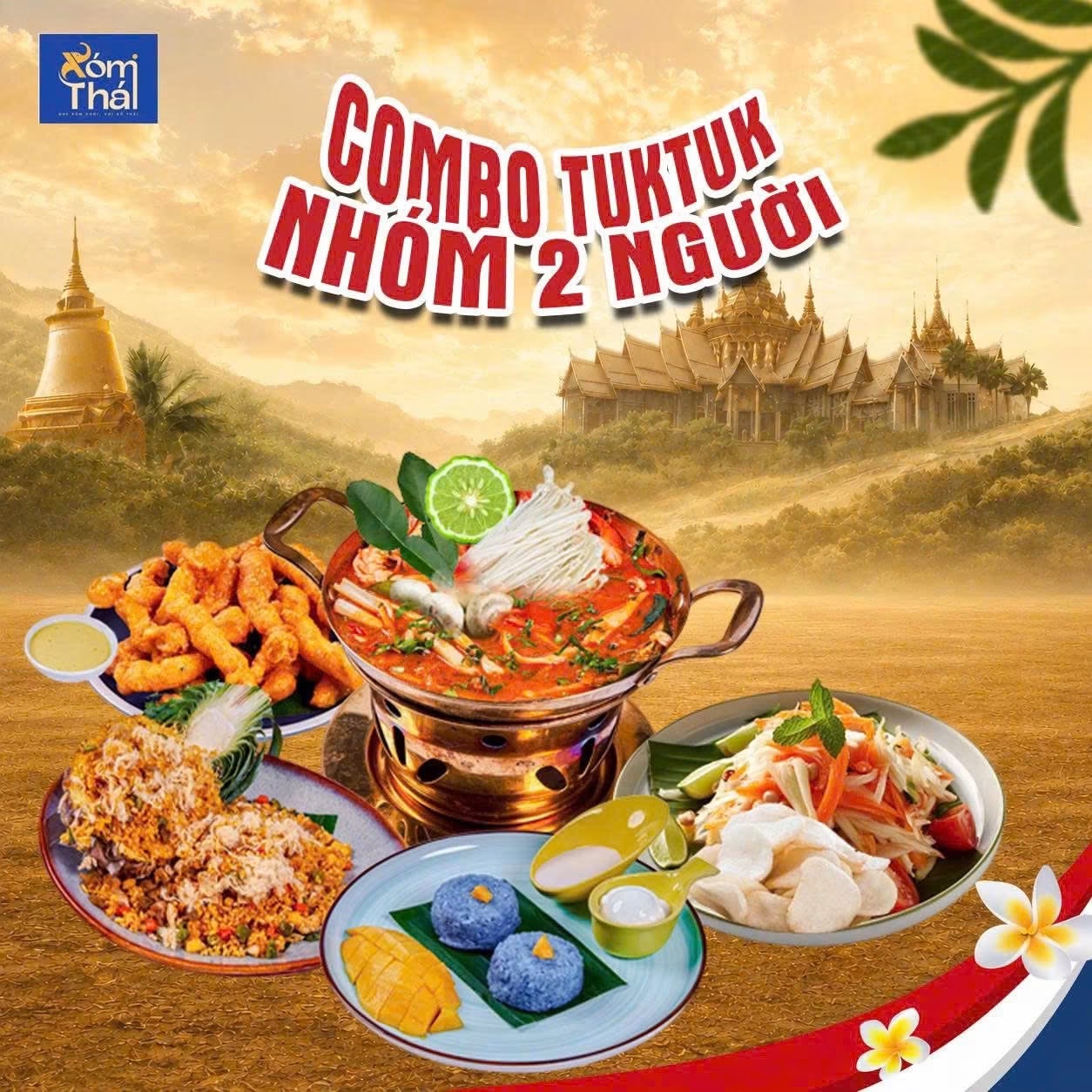 COMBO TUKTUK 2 người