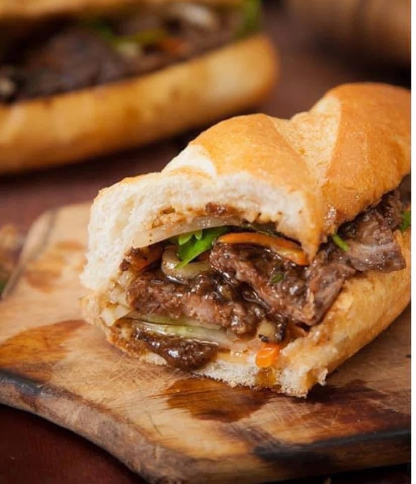 Bánh mì bò nấm