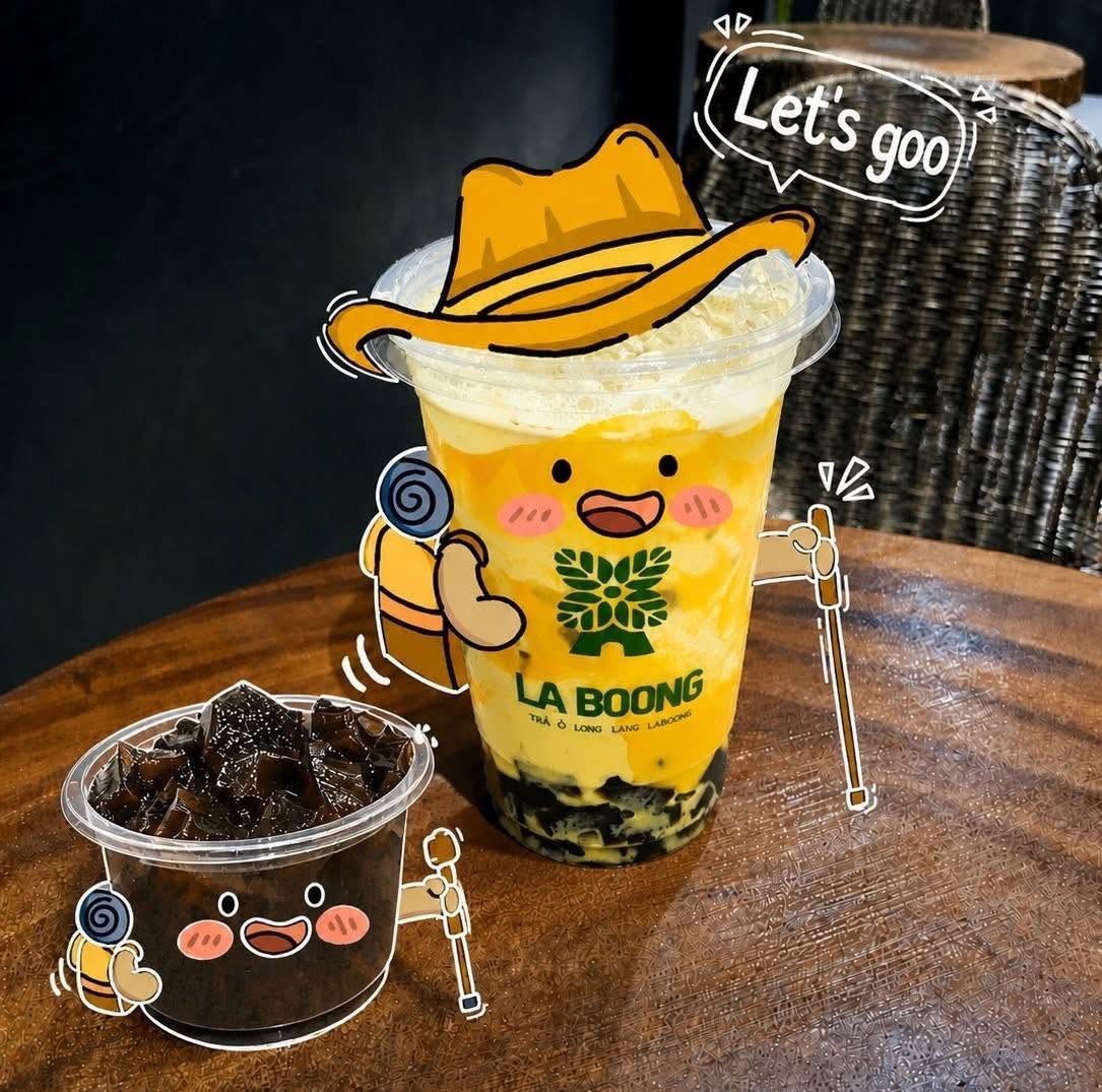 Oolong Khoai Mật Bánh Bò