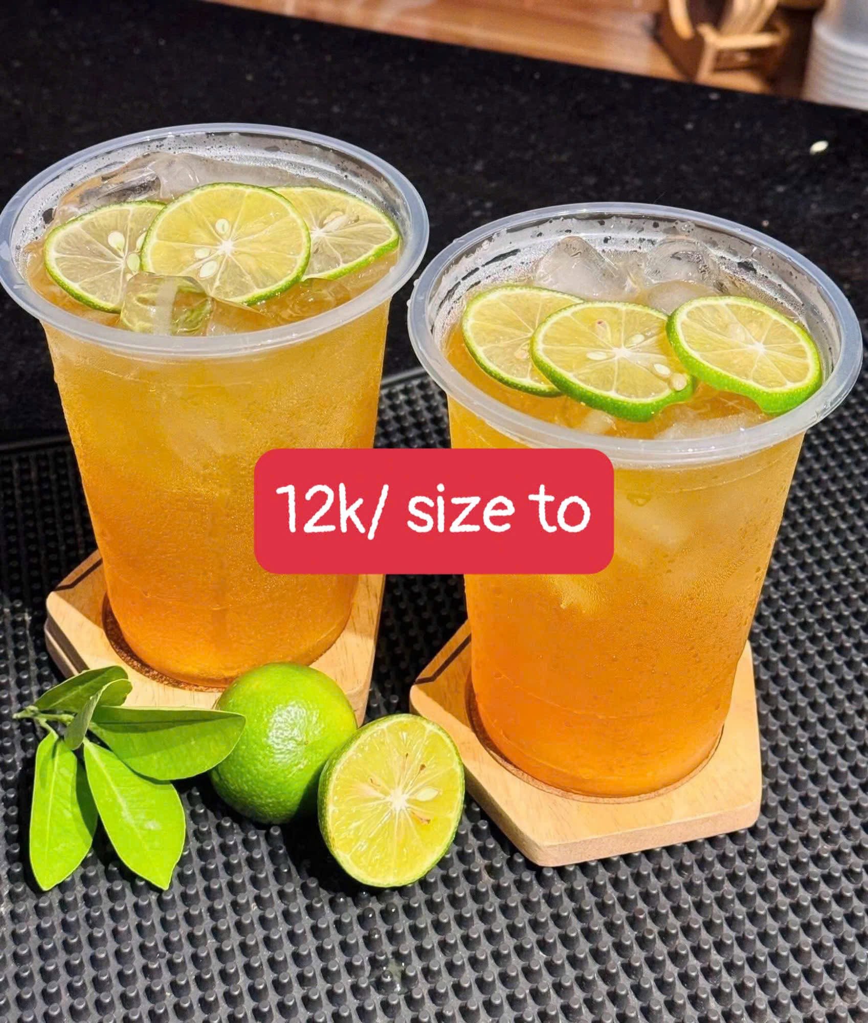Trà Chanh Size To