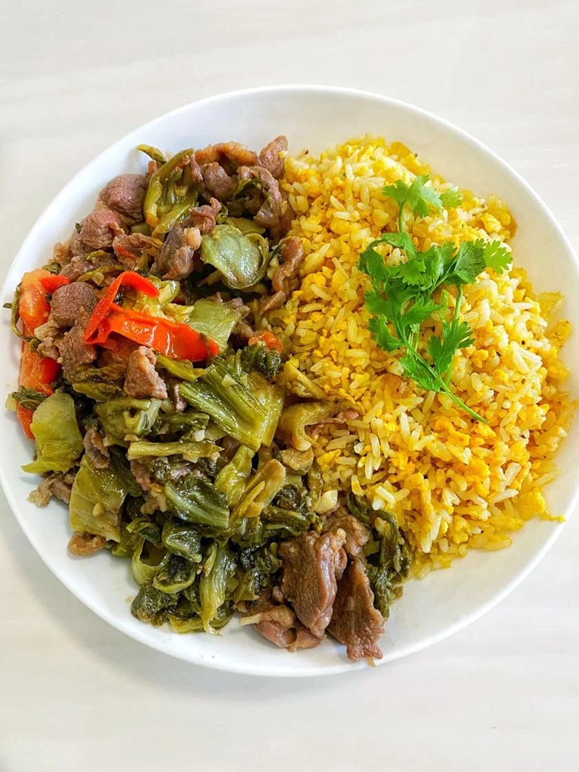 Cơm dưa bò