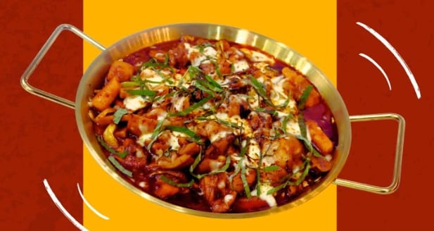 Gà xào phô mai