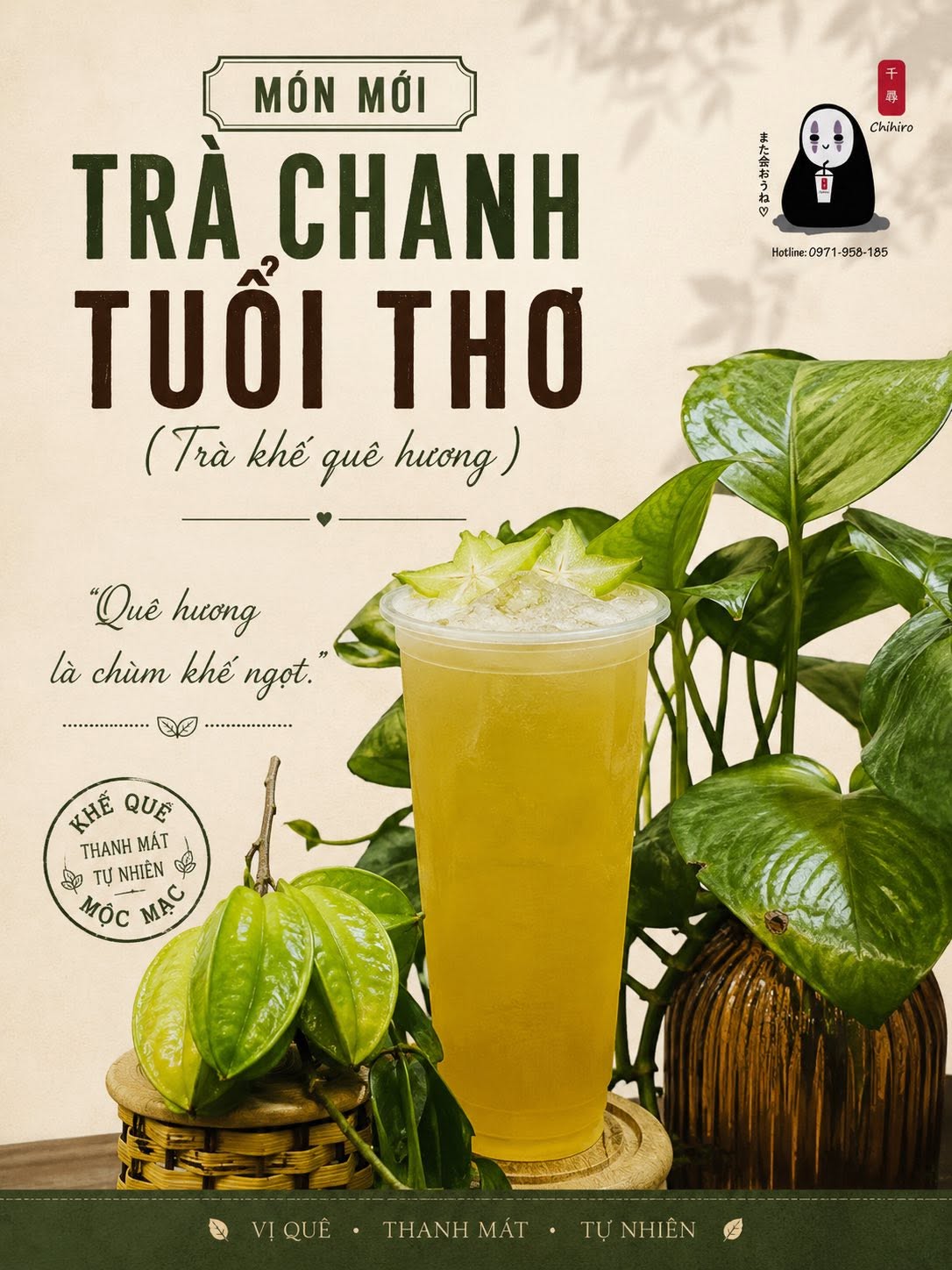 Trà chanh/ trà quất truyền thống L