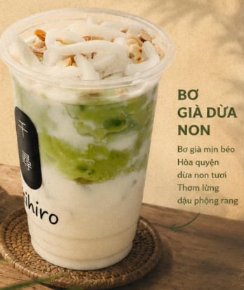 Bơ già dừa non