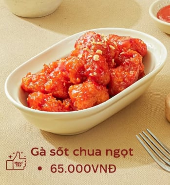 Gà sốt chua ngọt