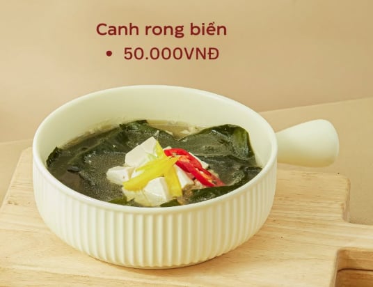 Canh rong biển