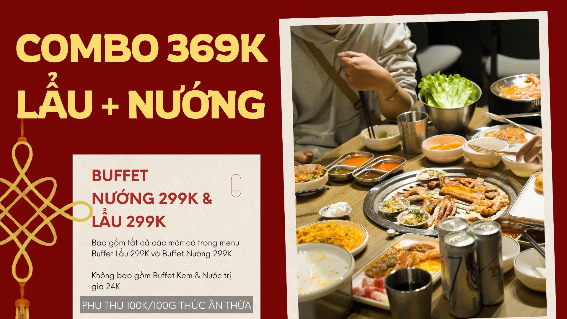 Combo lẩu + nướng