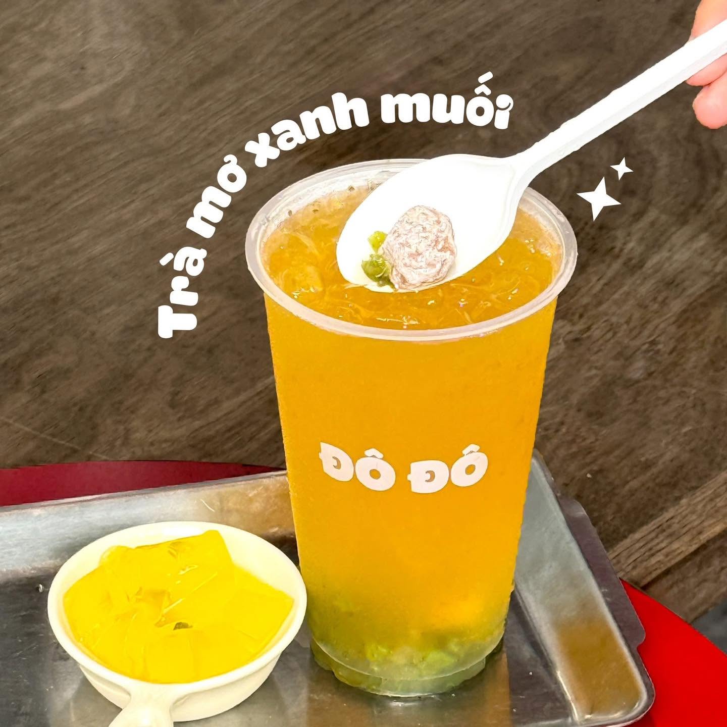 Trà mơ xanh muối M