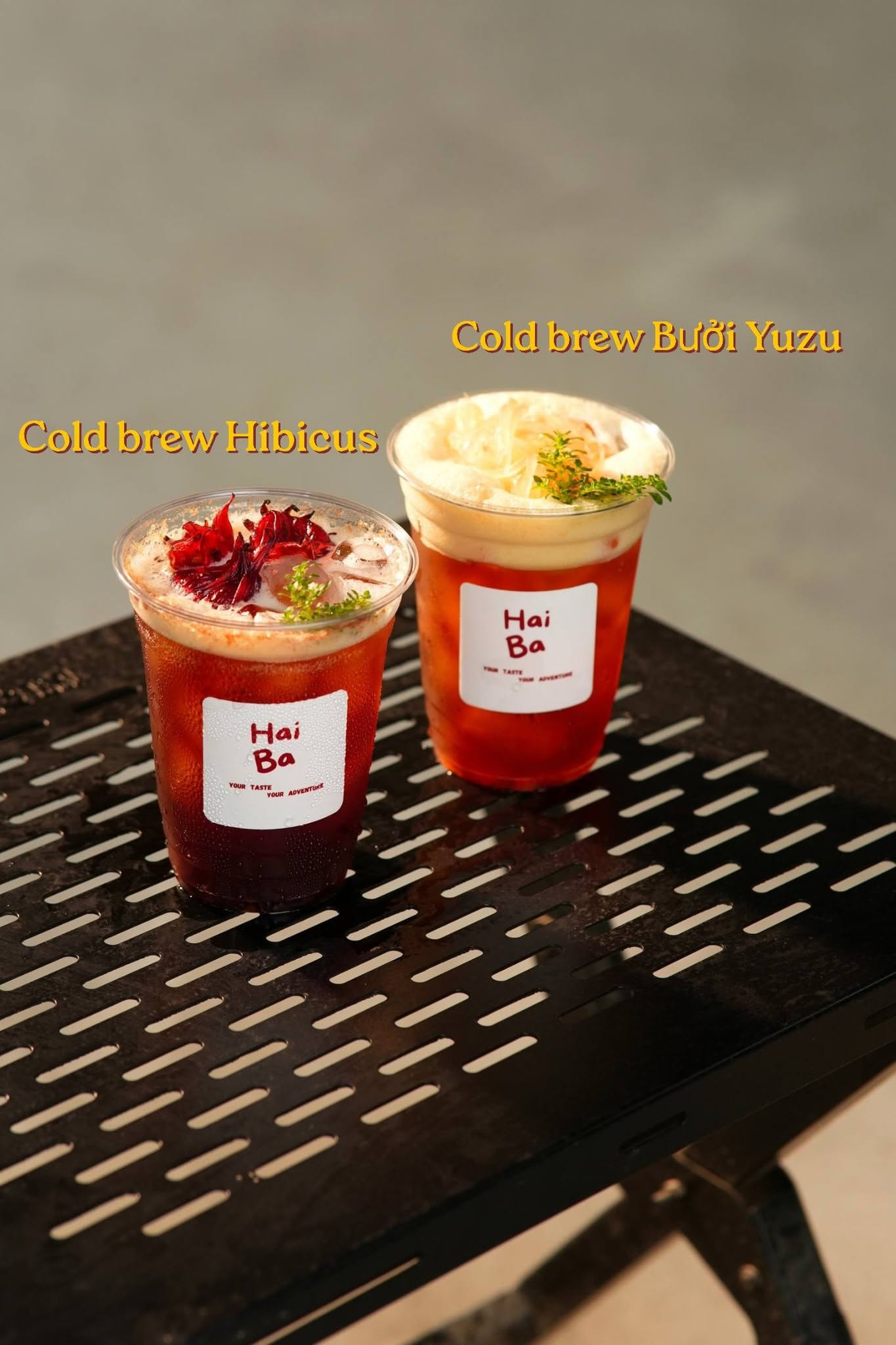 Cold Brew Bưởi Đỏ & Yuzu