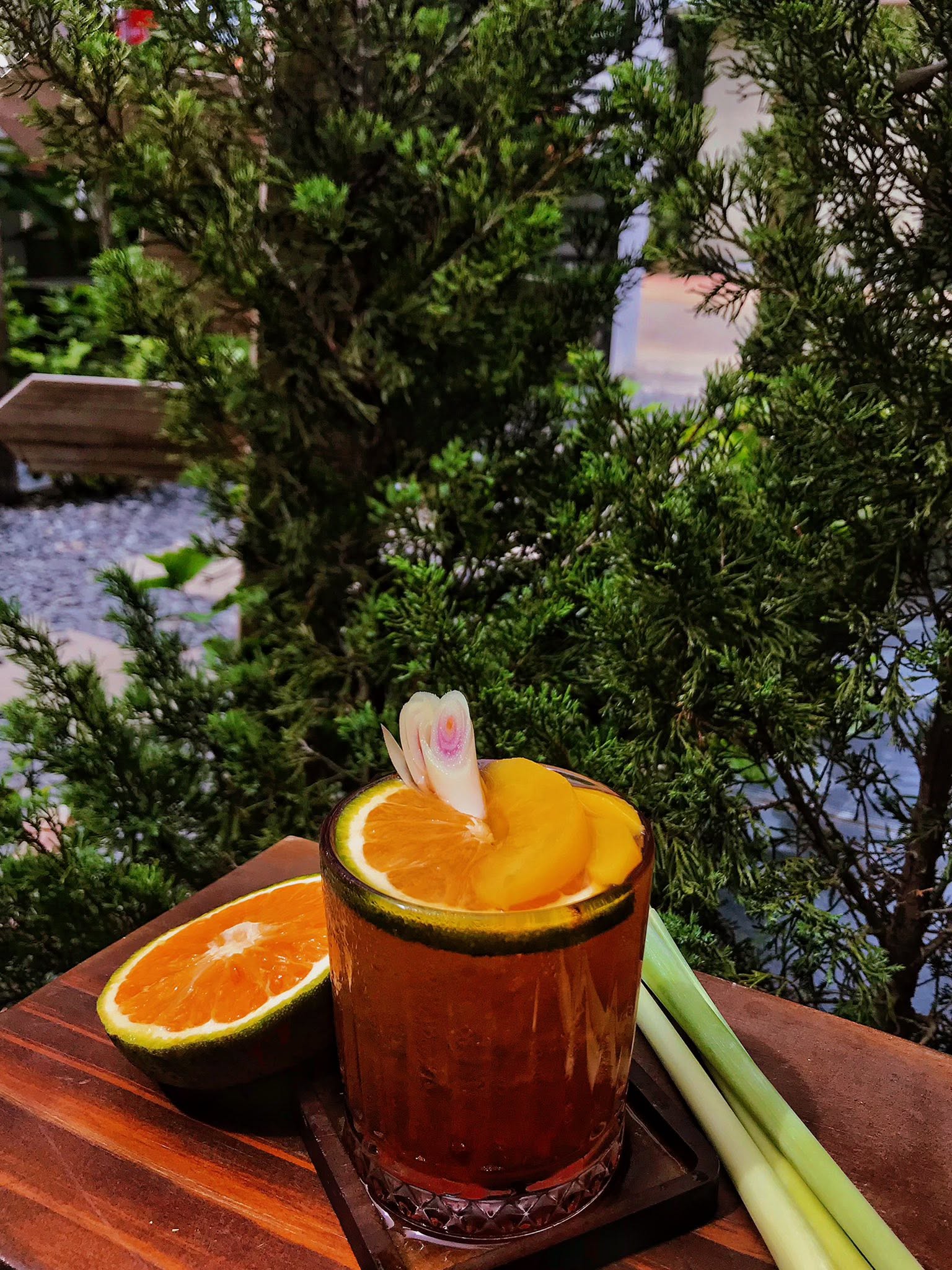 Trà đào cam sả